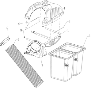 General Assembly Diagram and Parts List for 19B30031100 42-46-Inch Cub Cadet Lawn Tractor